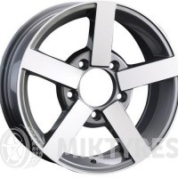 LS Wheels LS282 6.5x16 5x139.7 ET 40 Dia 98.5 (BKF)